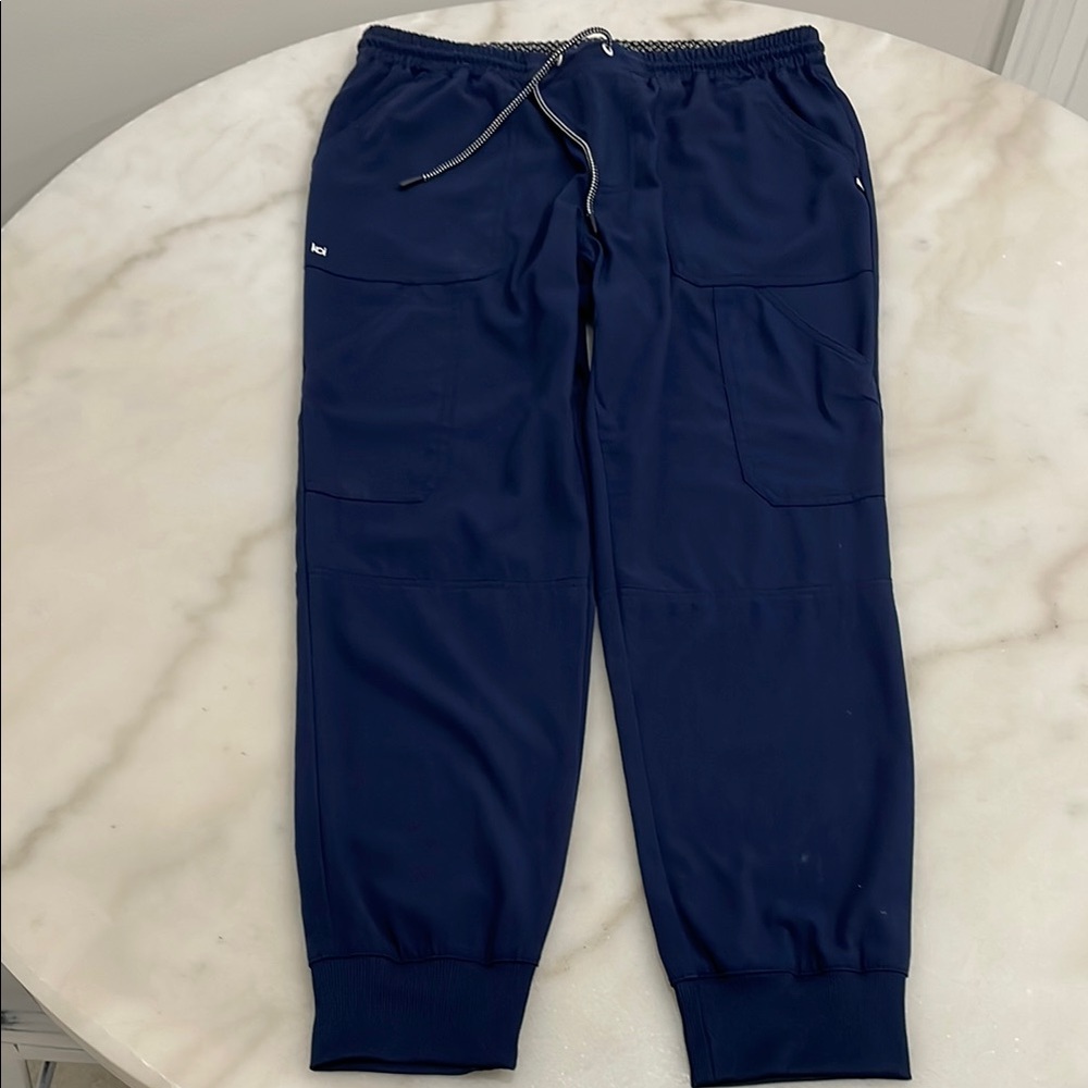 Koi women’s petite small Blue uniform jogger pants